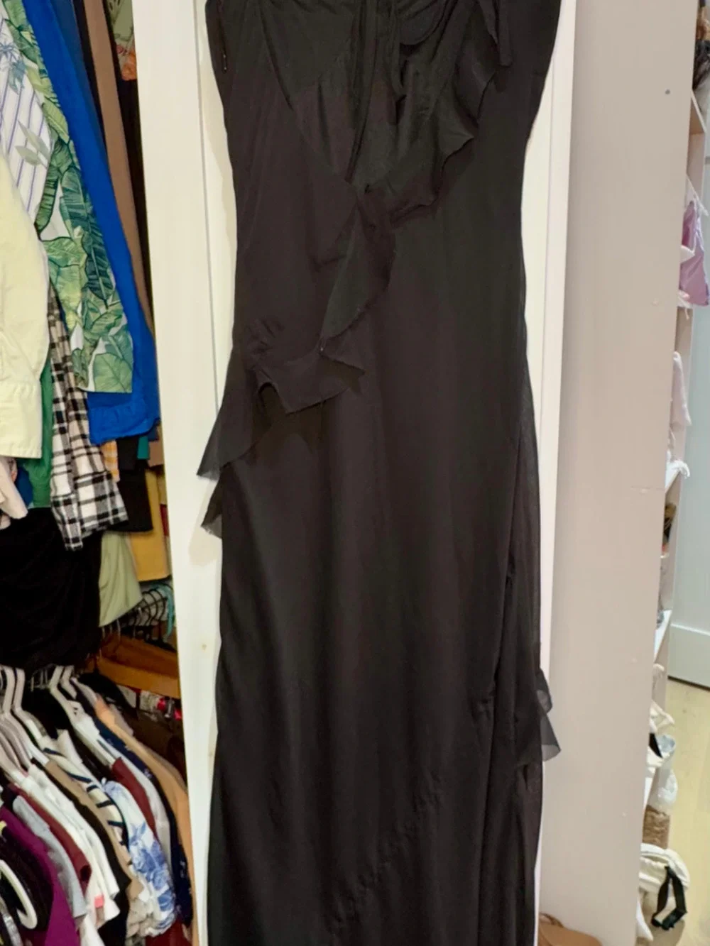 Edine Tiered Chiffon Maxi Dress - Picture 2 of 5